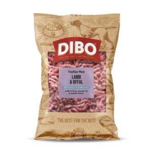 DIBO Frozen Raw Dog Food Freeflow Lamb & Offal 1kg