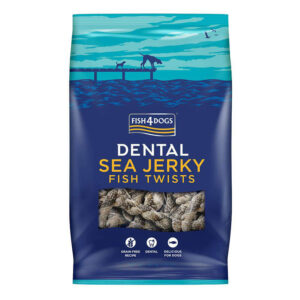 Fish4Dogs Sea Jerky Dental Dog Treats Fish Twists 100g