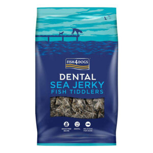 Fish4Dogs Sea Jerky Dental Dog Treats Fish Tiddlers