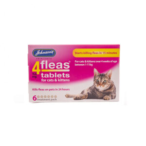 Johnson's 4Fleas Tablets for Cats & Kittens