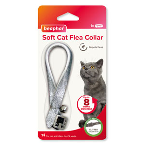 Beaphar Cat Flea Collar Glitter Assorted Colours