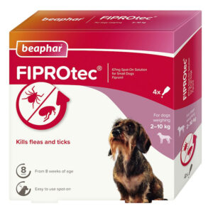 Beaphar FIPROtec Flea & Tick Spot On Small Dog (2-10kg)