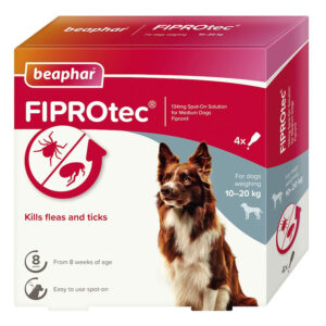 Beaphar FIPROtec Flea & Tick Spot On Medium Dog (10-20kg)