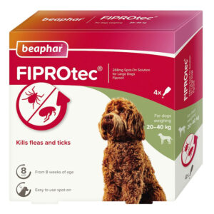 Beaphar FIPROtec Flea & Tick Spot On Large Dog (20-40kg)