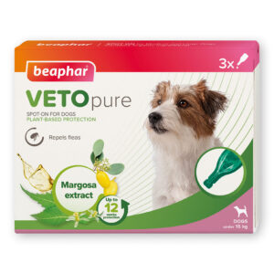 VETOpure Flea Repellent Small Dog 3 Treatment