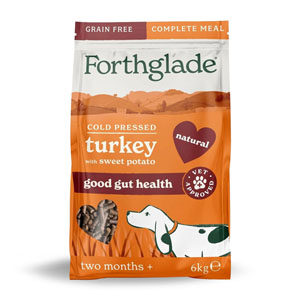 Forthglade Complete Dry Dog Food Cold Pressed Grain Free Turkey  6kg