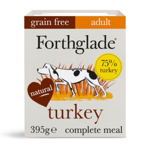 Forthglade Grain Free Complete Wet Dog Food Adult Turkey 395g
