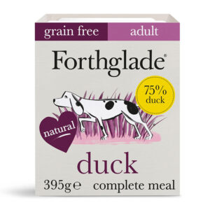 Forthglade Grain Free Complete Wet Dog Food Adult Duck 395g