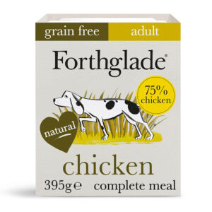 Forthglade Grain Free Complete Wet Dog Food Adult Chicken 395g