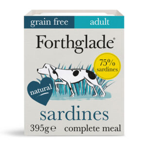 Forthglade Grain Free Complete Wet Dog Food Adult Sardine 395g