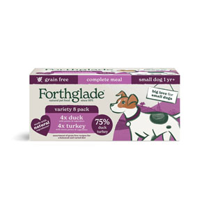 Forthglade Grain Free Complete Wet Small Dog Multipack Duck & Turkey 8x150g