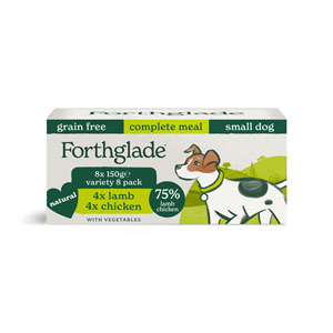 Forthglade Grain Free Complete Wet Small Dog Multipack Lamb & Chicken 8x150g