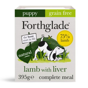 Forthglade Grain Free Complete Wet Puppy Food Lamb with Liver 395g