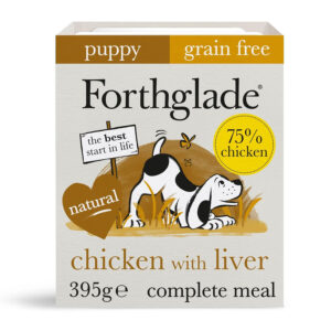 Forthglade Grain Free Complete Wet Puppy Food Chicken with Liver 395g