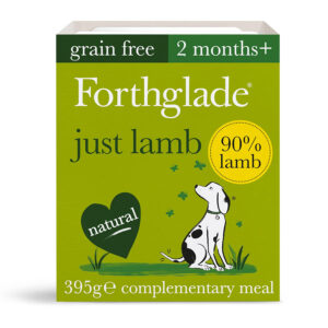 Forthglade Grain Free Complementary Wet Dog Food 90% Just Lamb 395g