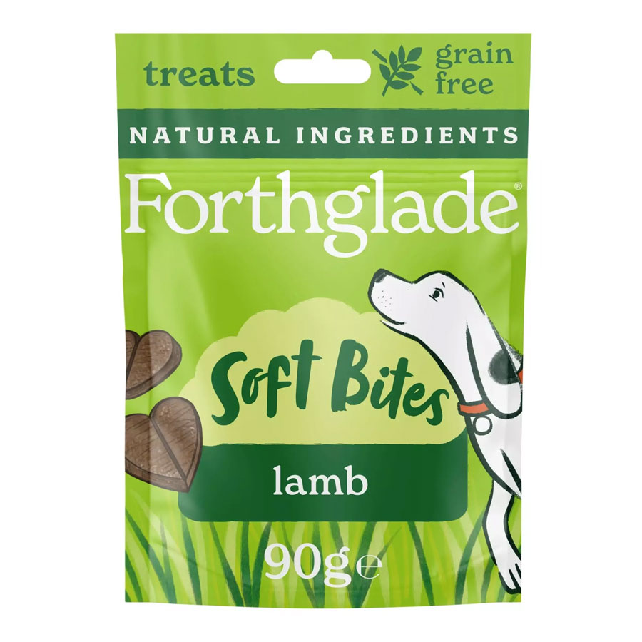 Forthglade Dog Treats Natural Soft Bites Lamb 90g