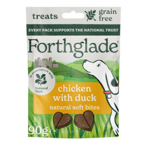Forthglade Grain Free Dog Treats Soft Bites Chicken & Duck 90g