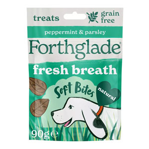 Forthglade Dog Treats Natural Soft Bites Fresh Breath 90g