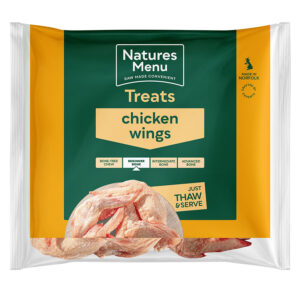 Natures Menu Frozen Raw Dog Treats Chicken Wings 1kg