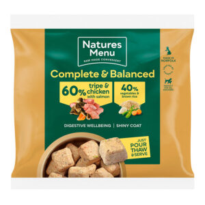 Natures Menu Dog 60/40 Tripe, Chicken & Salmon Nuggets 1kg