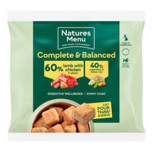 Natures Menu Dog 60/40 Lamb, Chicken & Salmon Nuggets 1kg