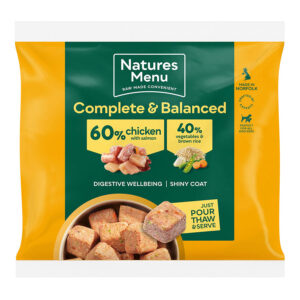 Natures Menu Dog 60/40 Chicken & Salmon Nuggets 1kg