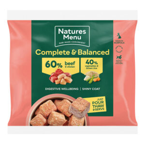 Natures Menu Dog 60/40 Beef & Chicken Nuggets 1kg