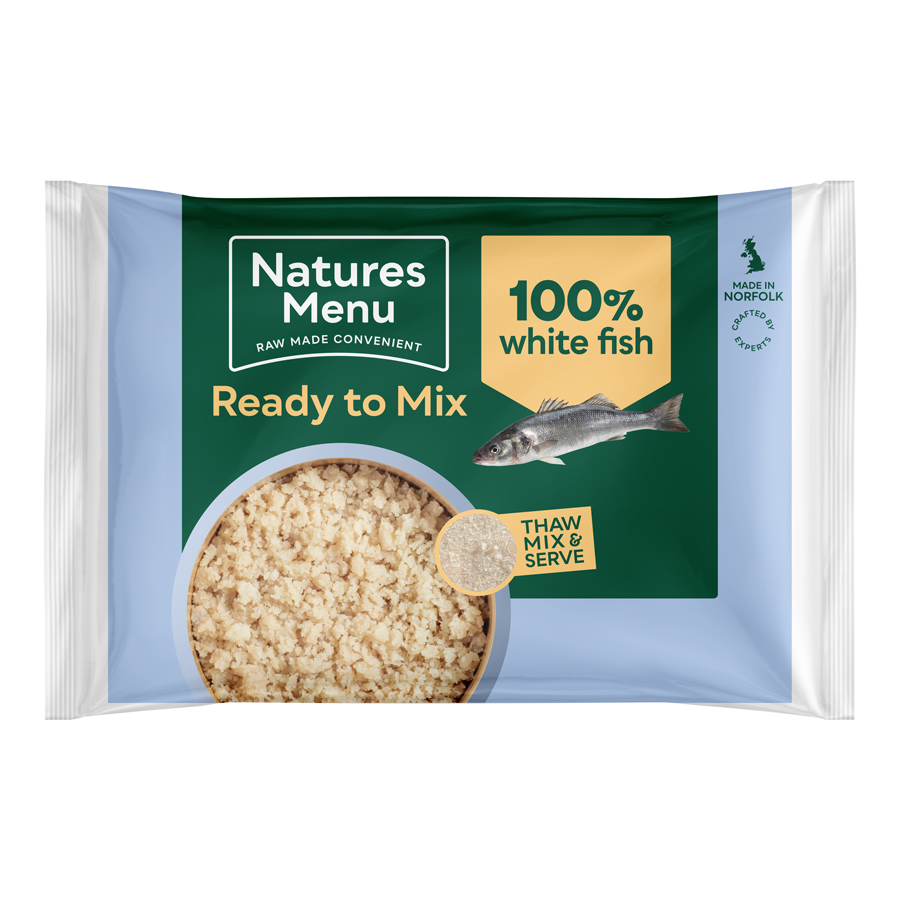 Natures Menu Frozen Minced White Fish 400g