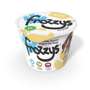 Frozzys Frozen Yogurt Dog Treat Banana & Honey 85g
