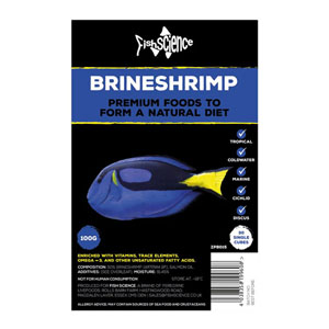 Monkfield Nutrition Blister Pack Frozen Artemia (Brine shrimp) 100g