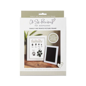 Oh So Precious Family Finger/Paw Print Picture Frame with Ink