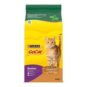 Go-Cat Complete Cat Food Senior Chicken & Veg 2kg