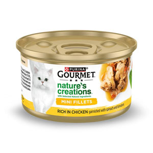 Gourmet Nature's Creations Complete Adult Cat Food Chicken 85g
