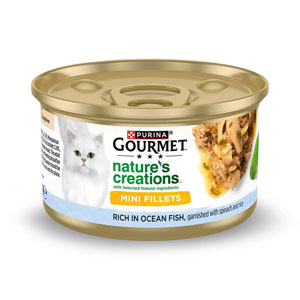 Gourmet Nature's Creations Complete Adult Cat Food Fish 85g