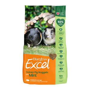 Burgess Excel Guinea Pig Food Original Nuggets with Mint 1.5kg