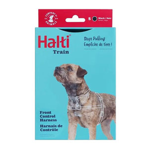 Halti Front Control Harness Black & Red