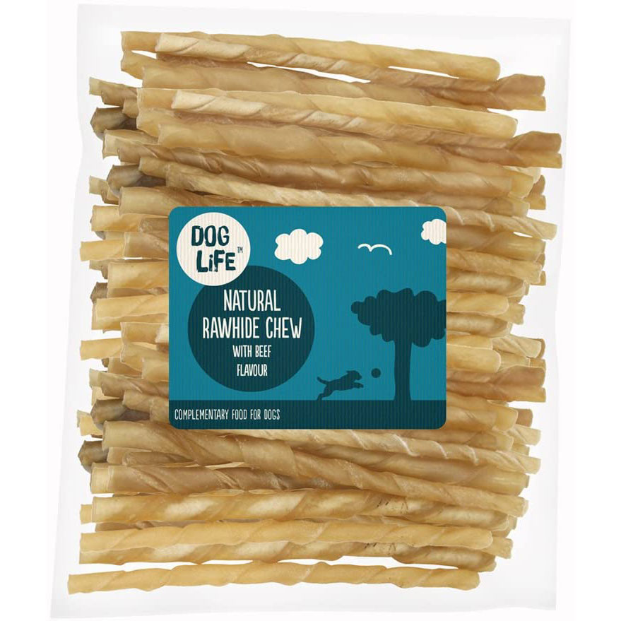Dog Life Hide Twists 5" (9/10mm) 100pk