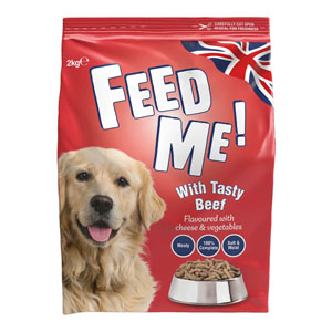 HiLife Feed Me! Complete Semi-Moist Dog Food Adult Beef 2kg