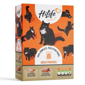 HiLife It's Only Natural Complete Adult Cat Pouch The Chicken One in Jelly