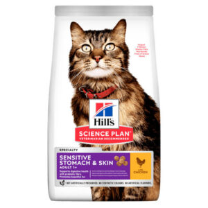 Hill's Feline Complete Cat Food Sensitive Stomach & Skin Chicken 1.5kg