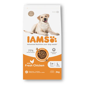 IAMS Complete Dry Dog Food Adult Large Breed Chicken 2kg