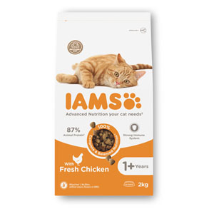 IAMS Complete Cat Food Adult Chicken 2kg