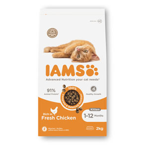 IAMS Complete Kitten Food Chicken 2kg