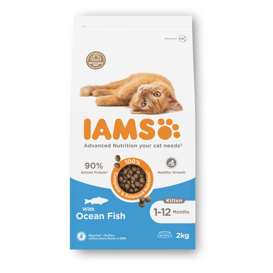 Iams Vitality Kitten Ocean Fish 2kg