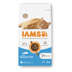 IAMS Complete Cat Food Senior 7+ Ocean Fish 2kg