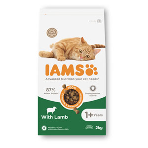 IAMS Complete Cat Food Adult Lamb 2kg