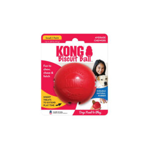 KONG Biscuit Ball Dog Toy  Small