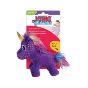 KONG Kitty Enchanted Buzzy Unicorn Cat Toy