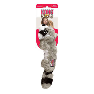 KONG Scrunch Knots Raccoon Dog Toy Medium/Large