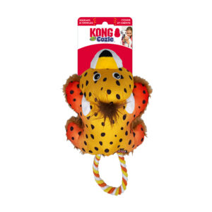 KONG Cozie Tuggz Cheetah Small/Medium Dog Toy
